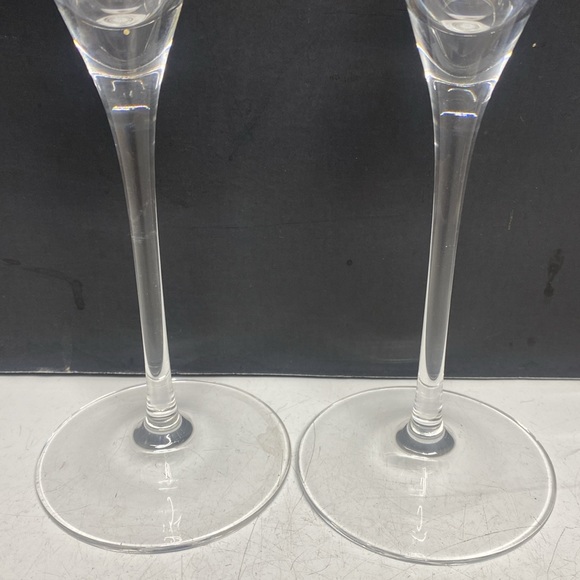 Crystal d'Arquis France Mendocino Lead Crystal Champagne Flutes Set of Four - Picture 12 of 17